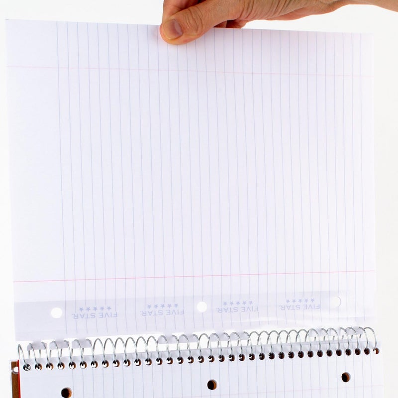 Five Star Loose Leaf Paper, College Ruled Insertable Notebook & Binder Filler Paper, 8-1/2" x 11", Reinforced T-Tabs, 75 Sheets (1037114) - Image 5